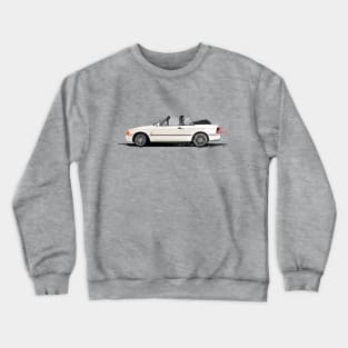 Ford Escort Xr3i Cabriolet - Roadside Icons Crewneck Sweatshirt